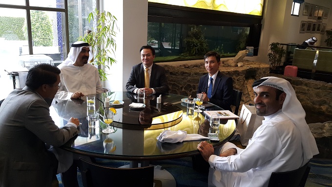 Buổi làm việc giữa Chủ tịch HĐQT FECON và Chủ tịch tập đoàn Nakheel (UAE)