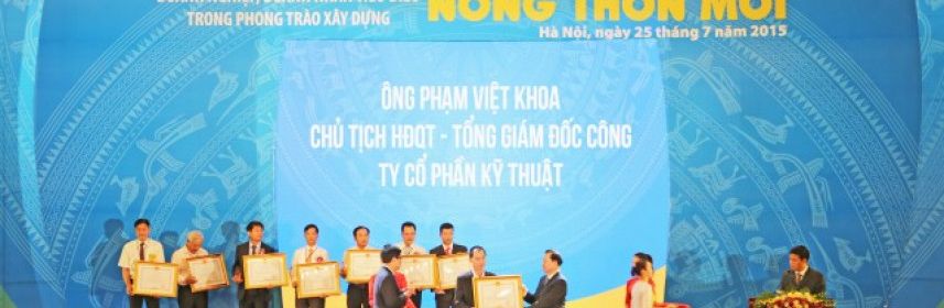 FECON được tôn vinh trong phong trào Xây dựng Nông thôn mới