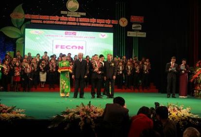 FECON vinh dự được trao giải “Thương hiệu mạnh Việt Nam” năm 2013
