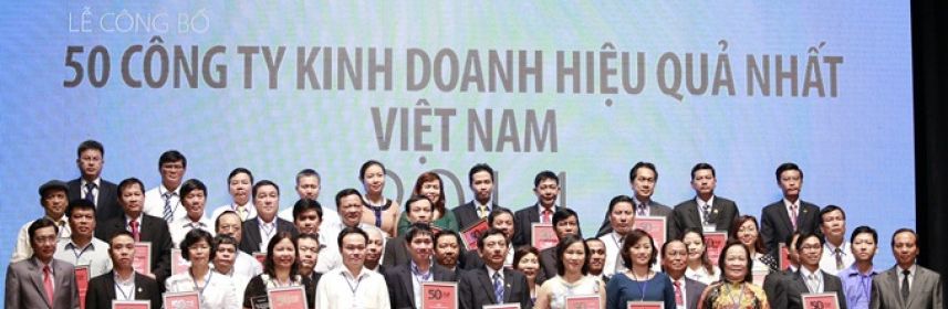 FECON lọt vào top 3 doanh nghiệp kinh doanh hiệu quả nhất Việt Nam năm 2014