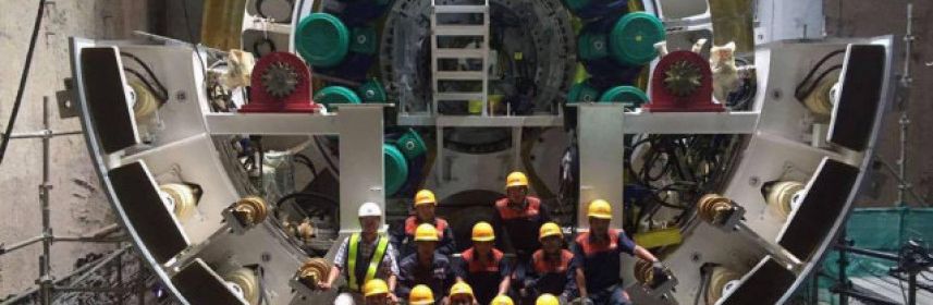 Người FECON trên công trường thi công TBM Metro Line 1 TP. Hồ Chí Minh
