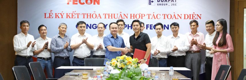 Hợp tác toàn diện FECON - ĐUA FAT: Cộng lực để làm lớn