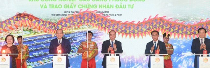 FECON hoàn thiện gói thầu hạ tầng tại Dự án KCN Cầu cảng Phước Đông