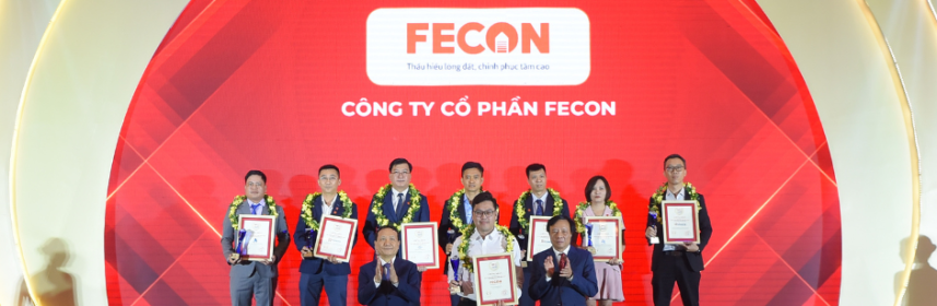 FECON lần thứ 7 liên tiếp lọt top 10 Nhà thầu xây dựng uy tín