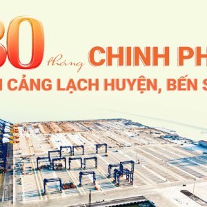 INFOGRAPHIC: 30 THÁNG CHINH PHỤC DỰ ÁN CẢNG LẠCH HUYỆN BẾN SỐ 5 &6