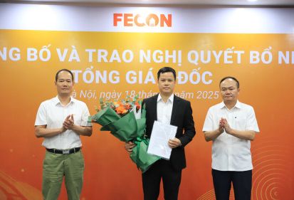 FECON BỔ NHIỆM ÔNG NGUYỄN THANH TÙNG GIỮ CHỨC TỔNG GIÁM ĐỐC