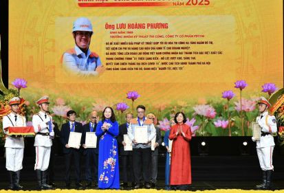 KỸ SƯ FECON ĐƯỢC VINH DANH “CÔNG DÂN THỦ ĐÔ ƯU TÚ” NĂM 2025