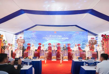 FECON KHỞI CÔNG KHU NHÀ Ở XÃ HỘI HƠN 1.223 TỶ ĐỒNG TẠI THÁI NGUYÊN