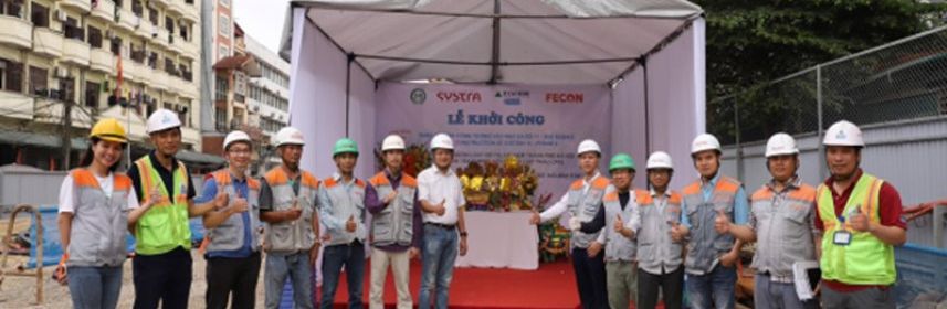 Dự án Metro line 3 Hà Nội—Dwall S11 hạ lồng thép đầu tiên