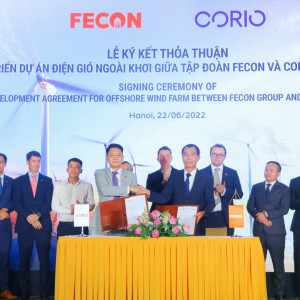 FECON hợp tác cùng Corio Generation tại dự án điện gió ngoài khơi Vũng Tàu