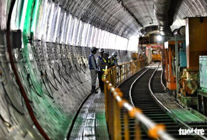 Ngắm đường hầm metro thứ 2 sắp hoàn thành dưới lòng đất