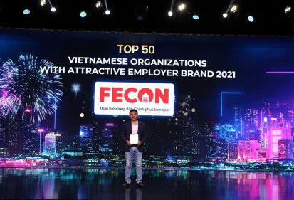 FECON lọt Top 50 Doanh nghiệp Việt có thương hiệu nhà tuyển dụng hấp dẫn 2021