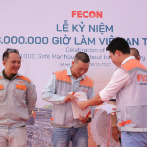 FECON đạt 3 triệu giờ làm việc an toàn liên tục năm 2022