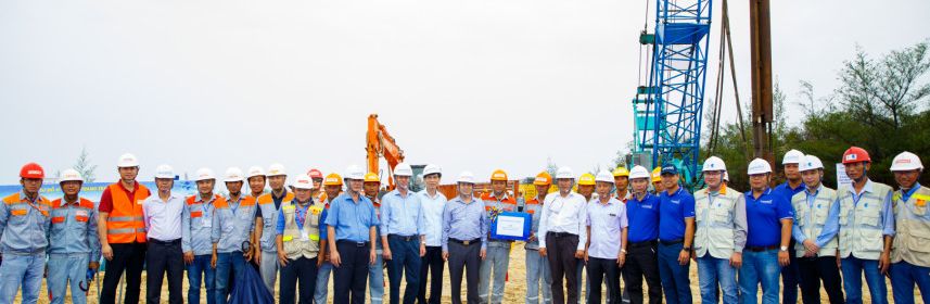 FECON triển khai thi công cụm trang trại điện gió trên bờ lớn nhất Việt Nam