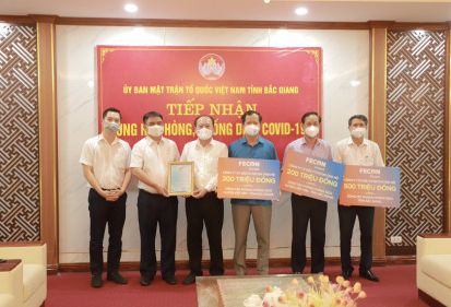 FECON ủng hộ 900 triệu đồng cùng Bắc Giang chống dịch